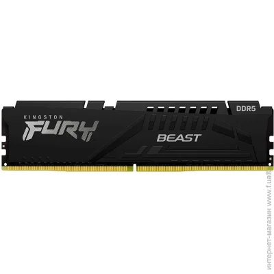   Kingston Fury 16GB 6000MT/s DDR5 CL30 DIMM (Kit of 2) FURY Beast Black XMP, EAN: 740617343199 (KF560C30BBK2-16)