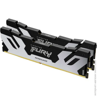  ' Kingston Fury 32 GB (2x16GB) DDR5 8000 MHz Renegade Silver/Black (KF580C38RSK2-32)