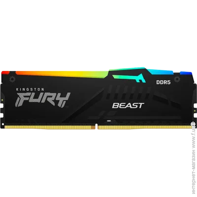  ' Kingston Fury 32GB 6000MT/s DDR5 CL30 DIMM (Kit of 2) FURY Beast RGB EXPO, EAN: 740617342895 (KF560C30BBEAK2-32)
