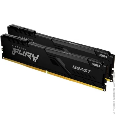  ' Kingston Fury Beast 32GB DDR4 3200Mhz (2x16GB) (KF432C16BBK2/32)