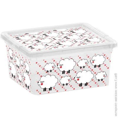 KIS Ящик для хранения 241272 Cute Animals XXS 2 л 100x200x170 мм KIS Ящик для хранения 241272 Cute Animals XXS 2 л 100x200x170 мм
