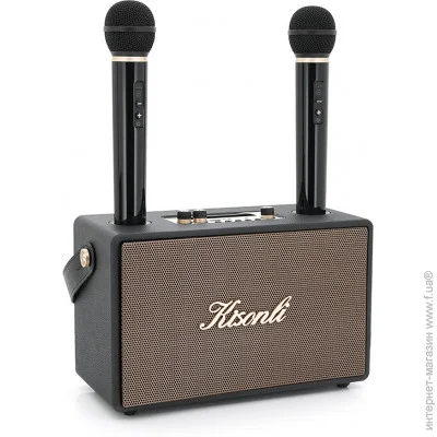   Kisonli  G101 Bluetooth 5.0,Two microphone, 215W, 2400mAh, USB, DC: 5V/1A, BOX, Black, Q8