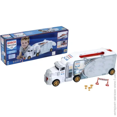 Klein Bosch Mini - Вантажівка-Футляр Для Машинок (2837) Klein Bosch Mini - Вантажівка-Футляр Для Машинок (2837)