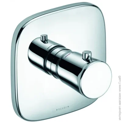 Смеситель для душа Kludi Ambienta скрытого монтажа, термостат, наружная часть, хром (537290575) Смеситель для душа Kludi Ambienta скрытого монтажа, термостат, наружная часть, хром (537290575)