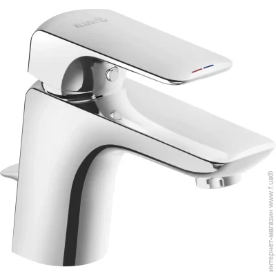 Змішувач для умивальника Kludi Ameo 75мм з донним клапаном Хром (410290575) Змішувач для умивальника Kludi Ameo 75мм з донним клапаном Хром (410290575)