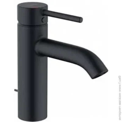 Смеситель для умывальника Kludi Bozz 100мм с донным клапаном Чёрный (382933976) Смеситель для умывальника Kludi Bozz 100мм с донным клапаном Чёрный (382933976)