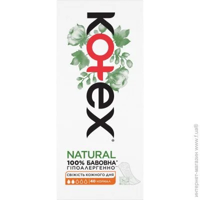   Kotex   Natural  40 .