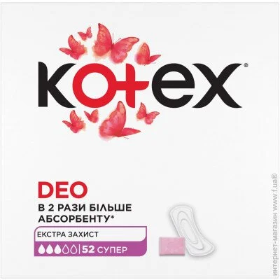   Kotex   Super Deo 52 .