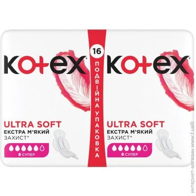   Kotex   Ultra super 16 .