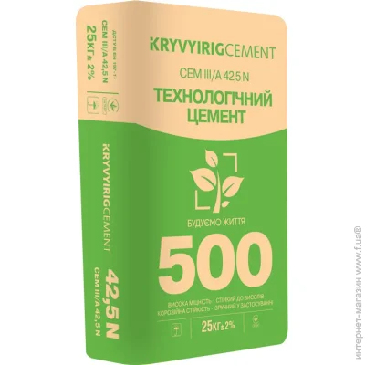 Kryvyi Rig Cement   / 500 25  (CEM III/ 42,5 N)