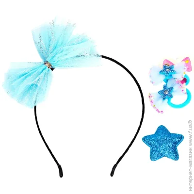 La Beauty   "" 0105-036-2 Hoop, Elastic Band, Clamp