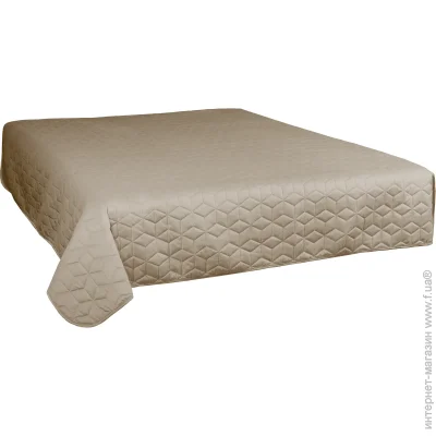 La Nuit Покрывало Cube 180x220 см бежевый La Nuit Покрывало Cube 180x220 см бежевый