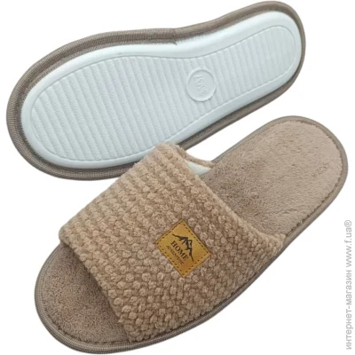 Домашние тапочки La Nuit Тапки домашние Home Габбі р.38/39 бежевый Домашние тапочки La Nuit Тапки домашние Home Габбі р.38/39 бежевый