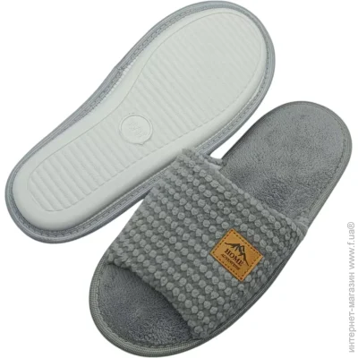 Домашние тапочки La Nuit Тапки домашние Home Габбі р.38/39 серый Домашние тапочки La Nuit Тапки домашние Home Габбі р.38/39 серый