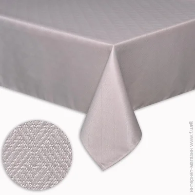 La Nuit Скатерть водонепроницаемая Jolanta 140x180 см светло-серый La Nuit Скатерть водонепроницаемая Jolanta 140x180 см светло-серый
