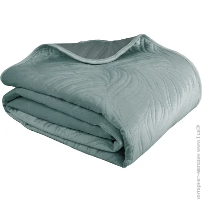 La Nuit Покривало Leaf 180x220 см блакитний La Nuit Покривало Leaf 180x220 см блакитний