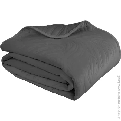 La Nuit Покривало Leaf 220x160 см сірий La Nuit Покривало Leaf 220x160 см сірий