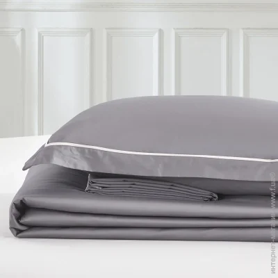 La Nuit Простирадло на резинці Solid 180x200 см графіт La Nuit Простирадло на резинці Solid 180x200 см графіт