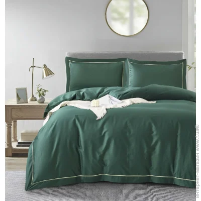 Комплект постільної білизни La Nuit двоспальний 200x220 см зелений Комплект постільної білизни Solid 2 сосна Комплект постільної білизни La Nuit двоспальний 200x220 см зелений Комплект постільної білизни Solid 2 сосна