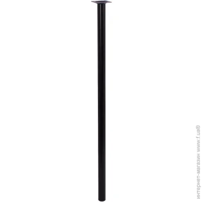 Larvij Мебельная ножка L61R80BL30 круглая d30x800 мм черная Larvij Мебельная ножка L61R80BL30 круглая d30x800 мм черная