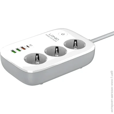 Ldnio    3 , 3 USB-, QC 3.0  Type-C, Wi-Fi  XPRO SEW3452 (34390-01_730)