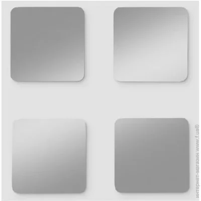 Дзеркало Leal Glass настінне 52х52см Дзеркало Leal Glass настінне 52х52см