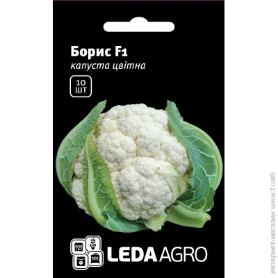 Leda Agro Семена капуста цветная Борис F1 10 шт. (4820119794555) Leda Agro Семена капуста цветная Борис F1 10 шт. (4820119794555)