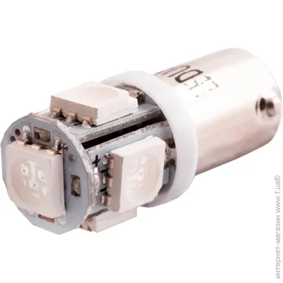    (LED) Ledua    BA9S-5050-5smd  12V LEDUA (107)