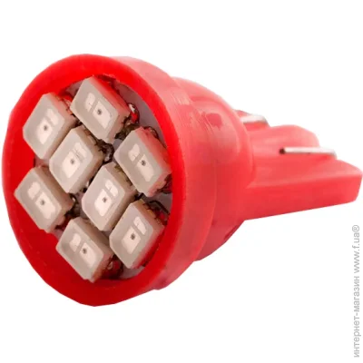    (LED) Ledua    T10-1206-8smd  12V LEDUA (494)