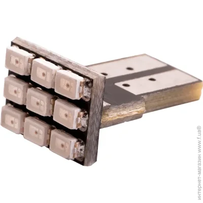    (LED) Ledua    T10-1206-9smd  12V LEDUA (122)