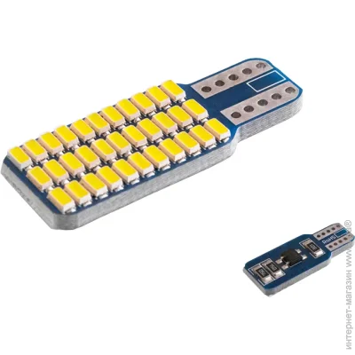    (LED) Ledua    T10-3014-33smd   12V LEDUA (2446)