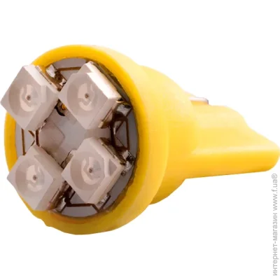    (LED) Ledua    T10-3528-4smd  12V LEDUA (150)