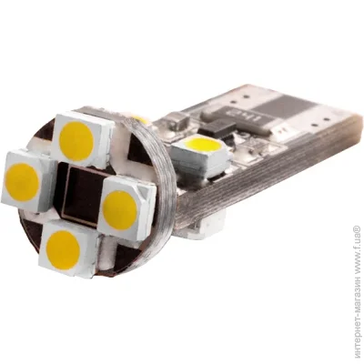   (LED) Ledua    T10-3528-8smd   12V LEDUA (27)