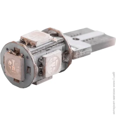    (LED) Ledua    T10-5050-5smd   12V LEDUA (1454)