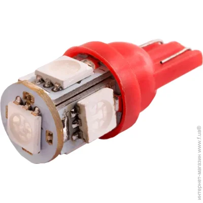    (LED) Ledua    T10-5050-5smd  12V LEDUA (164)