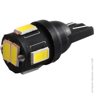    (LED) Ledua   T10-5630-6smd    12V LEDUA (1009)