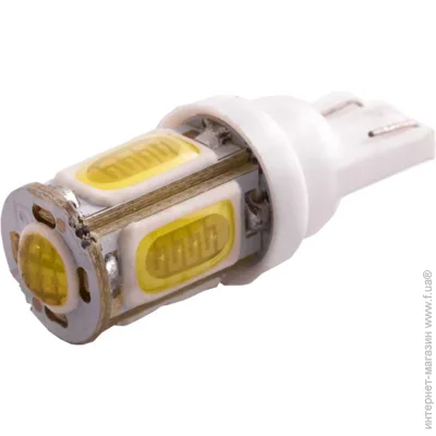    (LED) Ledua    T10-COB-5side-24chip  12V LEDUA (948)