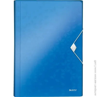 Папка - картотека 6 отделений LEITZ WOW голубой (4589-00-36) Папка - картотека 6 отделений LEITZ WOW голубой (4589-00-36)