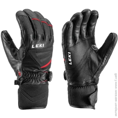 Leki  Griffin Tune S 7 Black/Red (1052-649 808302 070)