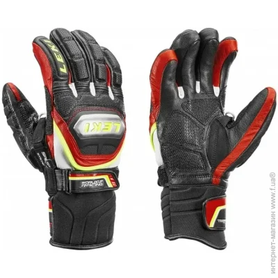  Leki  Worldcup Race Ti S System 10 Black/Lemon (1052-649 801301 100)