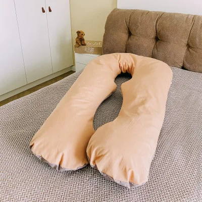 Lelit Подушка для вагітних та відпочинку 2000000187136 Помаранчева з бежевим 140х75х20 см (le2000000187136) Lelit Подушка для вагітних та відпочинку 2000000187136 Помаранчева з бежевим 140х75х20 см (le2000000187136)