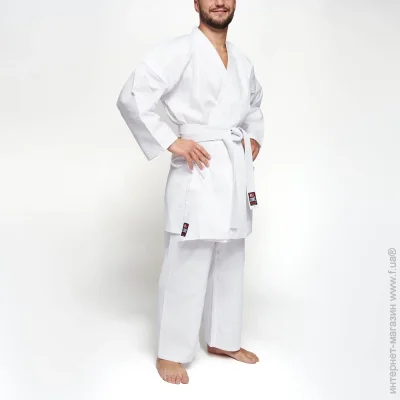 Кимоно Leone Костюм для карате AB400 для дітей і дорослих, зріст 160 см (карате кімоно) Кимоно Leone Костюм для карате AB400 для дітей і дорослих, зріст 160 см (карате кімоно)