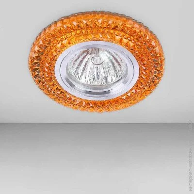 Светильник точечный встраиваемый levistella 705A36 янтарный Светильник точечный встраиваемый levistella 705A36 янтарный