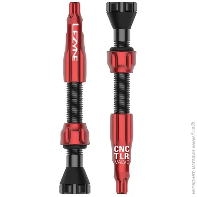 Lezyne ͳ   CNC TLR Valve 44mm Red (1052-4710582 542411)