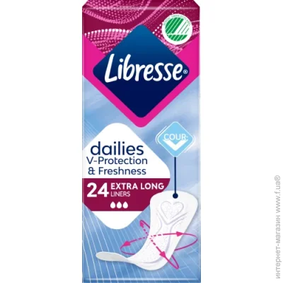   Libresse   Dailies Fresh Extra Long 24 .