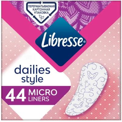   Libresse   Dailies Style Micro Refill 44 .