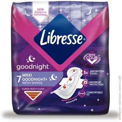   Libresse   Goodnight Maxi 8 .
