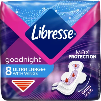   Libresse   Ultra Goodnight Large  8 .