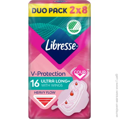   Libresse   Ultra Long super 16 .