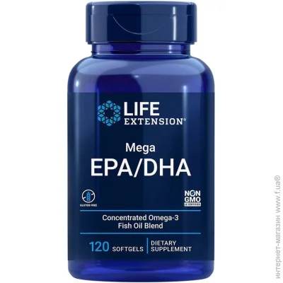     Life Extension Mega EPA/DHA, 120 